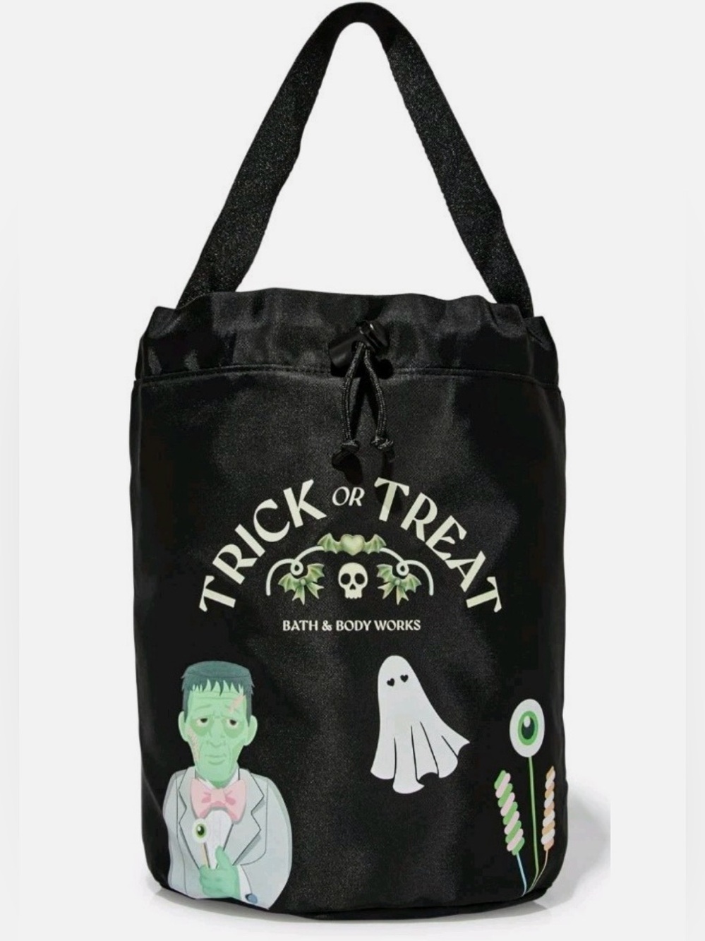 🆕👻 BATH & BODY WORKS LIMITED EDITION “TRICK-OR-TREAT” DRAWSTRING TOTE BAG. NWT!